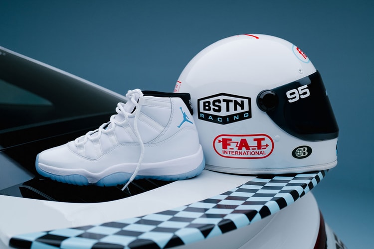 FAT International and BSTN Create Racecar-Inspired Campaign to Celebrate the Air Jordan 11 “Legend Blue”