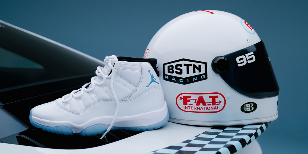 First Look: FAT International x BSTN Icy Air Jordan XI “Legend Blue”