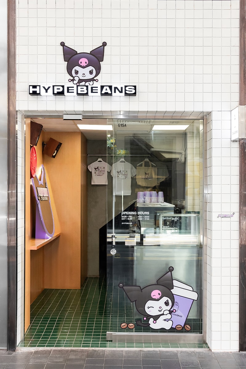 Hypebeans and Sanrio Team Up for Kuromi Café 20th anniversary y2k aesthetic collab collaborations