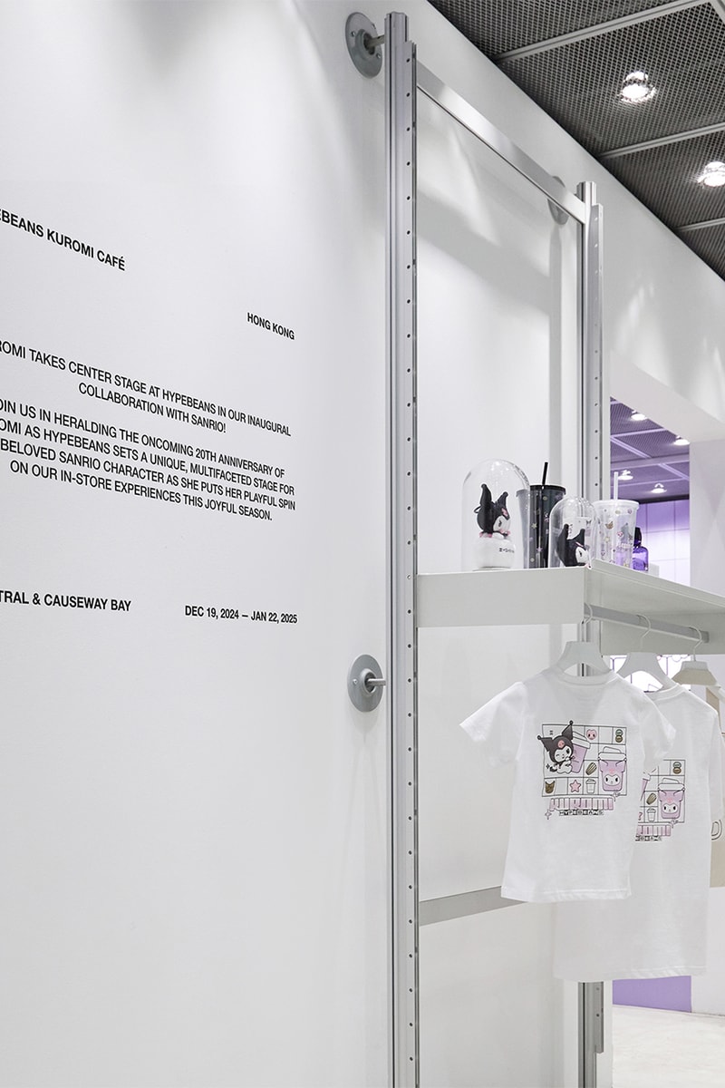 Hypebeans and Sanrio Team Up for Kuromi Café 20th anniversary y2k aesthetic collab collaborations
