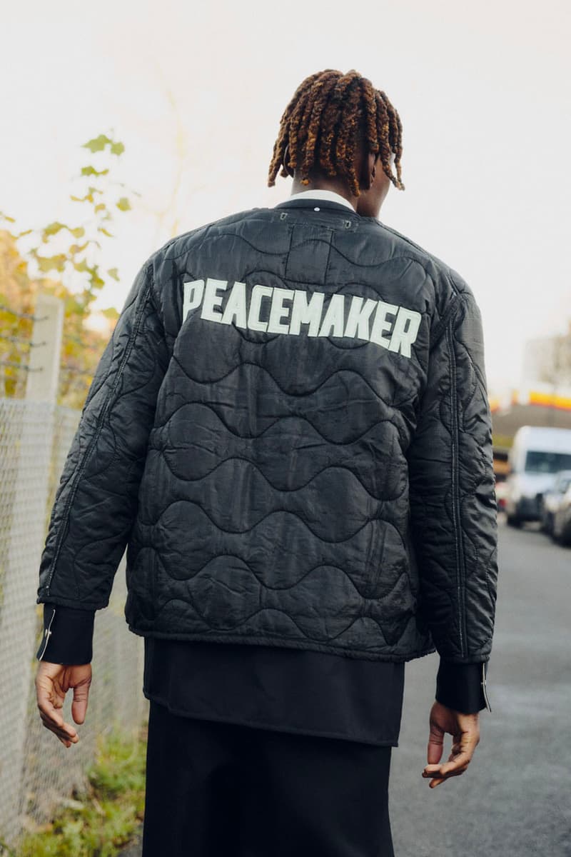 OAMC Evolves Its Peacemaker Liner Series Once Again collection desert camo price jacket release info drop