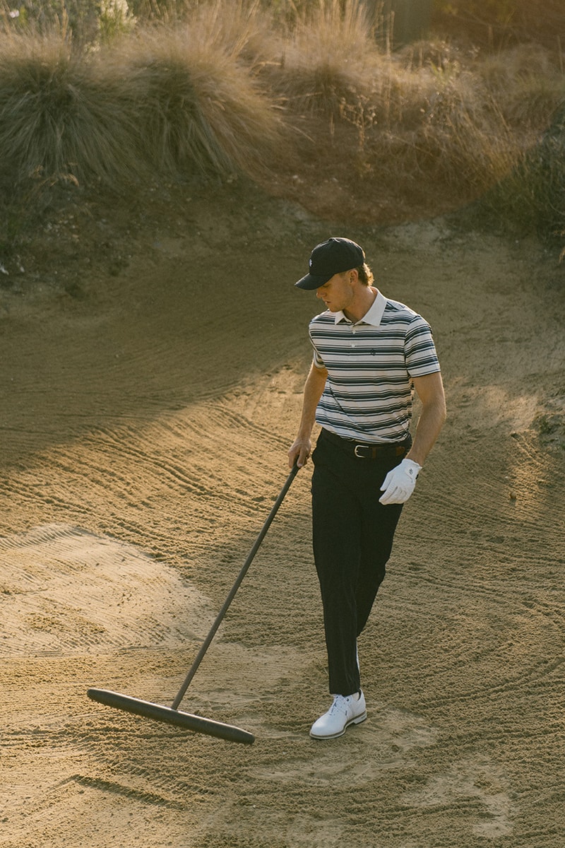 quiet golf winter 2024 collection price info availability sweater varsity jacket polo crewneck vest t shirt hoodie hat pants