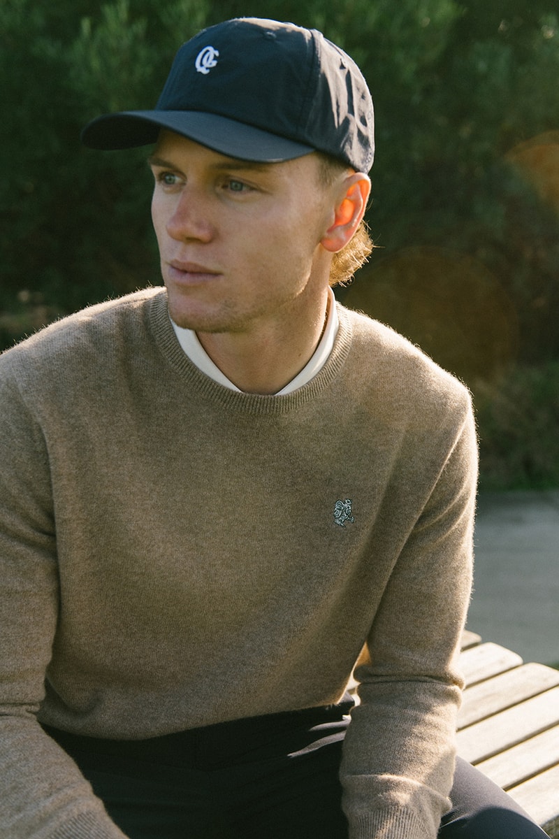 quiet golf winter 2024 collection price info availability sweater varsity jacket polo crewneck vest t shirt hoodie hat pants