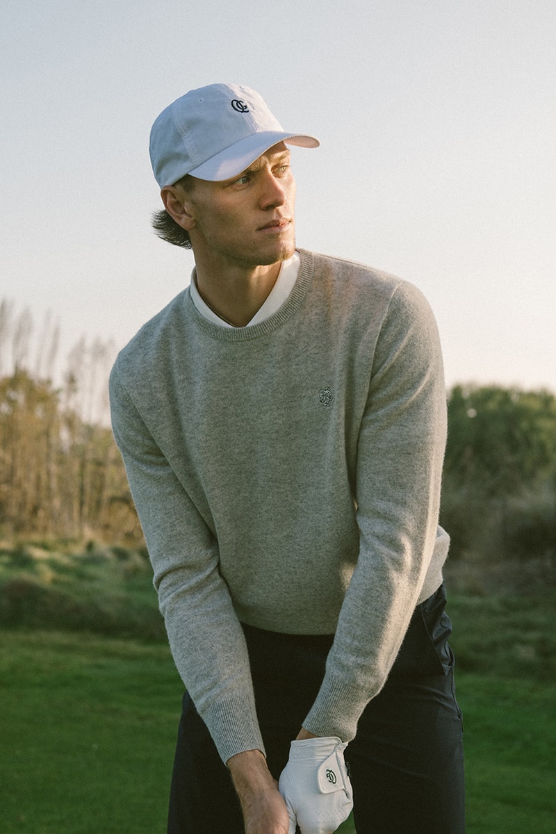 quiet golf winter 2024 collection price info availability sweater varsity jacket polo crewneck vest t shirt hoodie hat pants