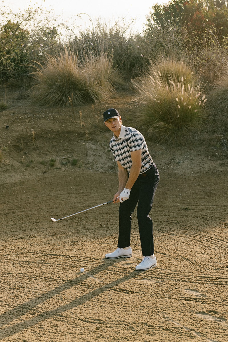 quiet golf winter 2024 collection price info availability sweater varsity jacket polo crewneck vest t shirt hoodie hat pants