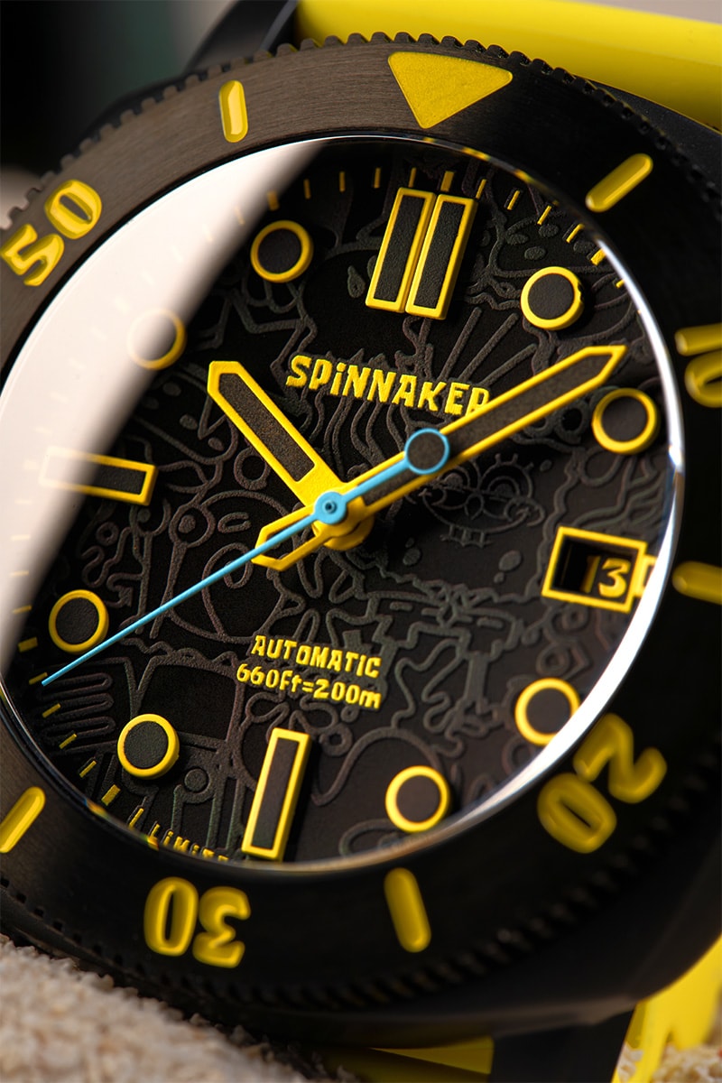 Spinnaker x 'SpongeBob SquarePants' Hull Diver Automatic Limited Edition 3rd watch collaboration Release Info