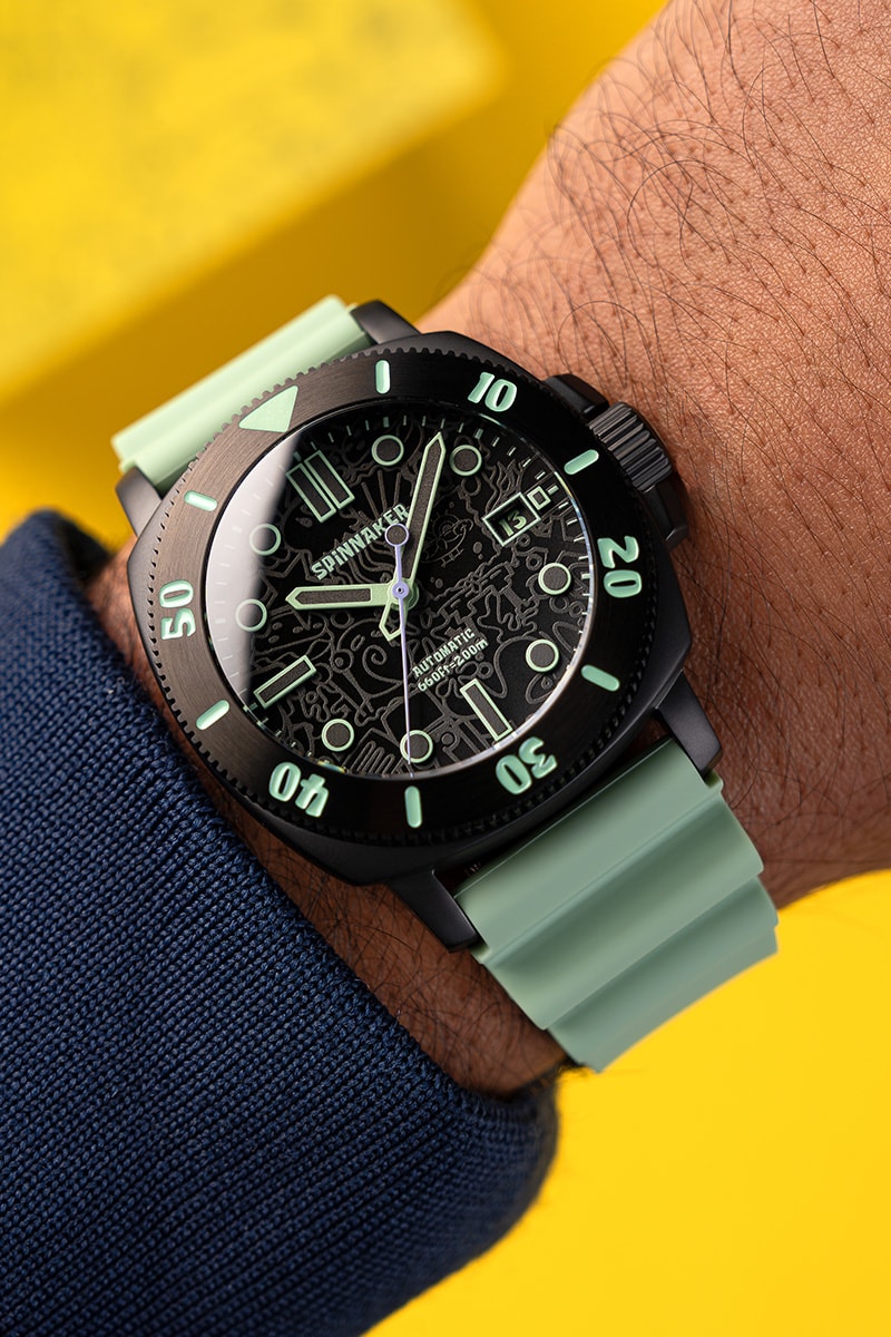 Spinnaker x 'SpongeBob SquarePants' Hull Diver Automatic Limited Edition 3rd watch collaboration Release Info