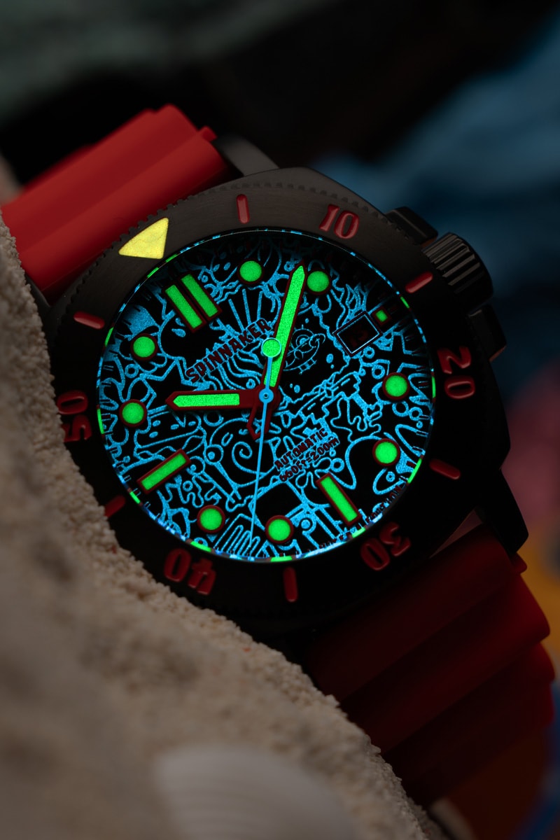 Spinnaker x 'SpongeBob SquarePants' Hull Diver Automatic Limited Edition 3rd watch collaboration Release Info