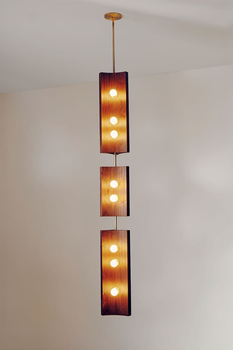 Blue Green Works Wood Pendants System Time Again Temporary Installation Release Info