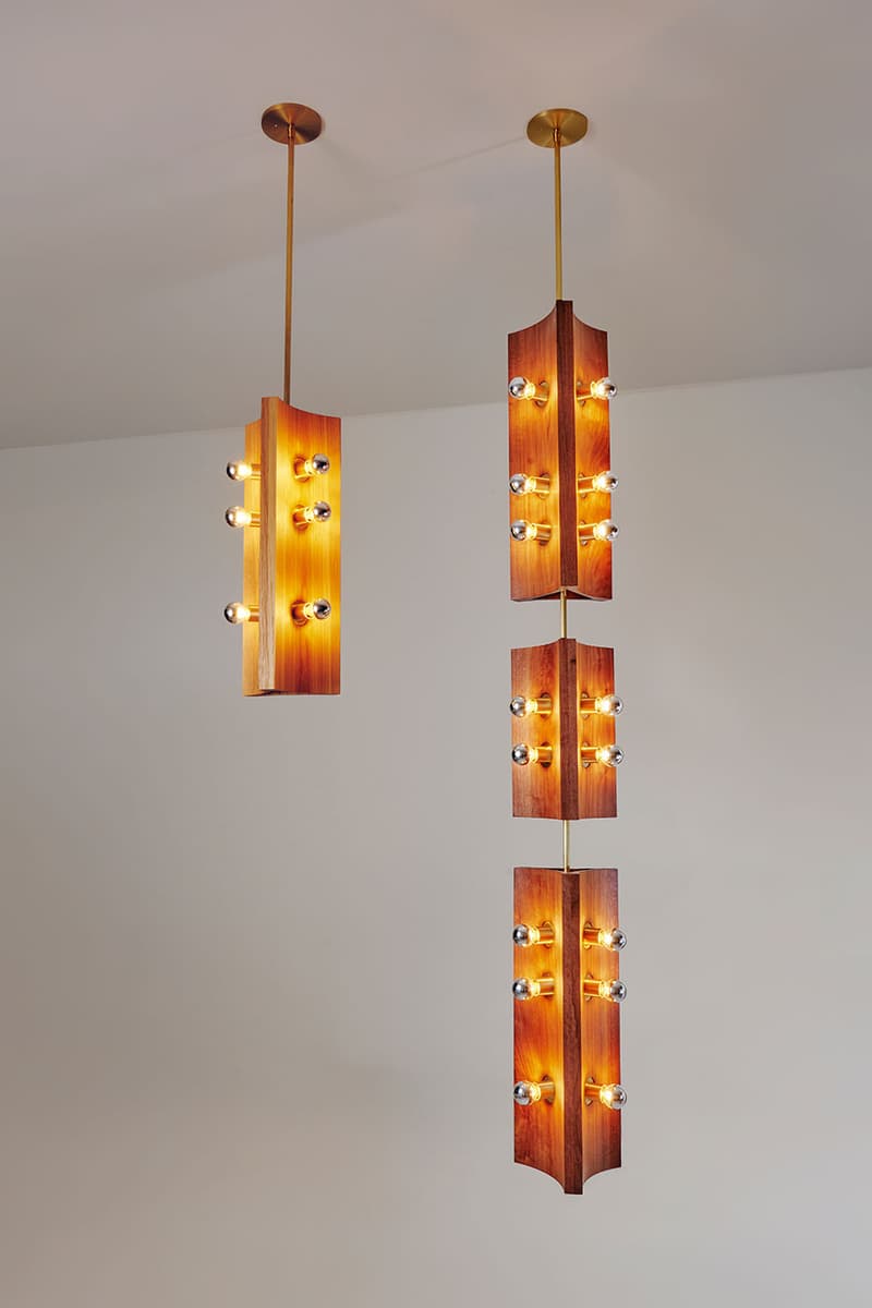 Blue Green Works Wood Pendants System Time Again Temporary Installation Release Info 