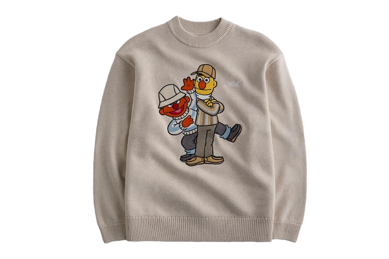 Kith x 'Sesame Street' first-ever Collaboration Release Info debut collab elmo big bird cookie monster ernie oscar the grouch bert kermit the frog rosita grover abby cadabby count von count grover