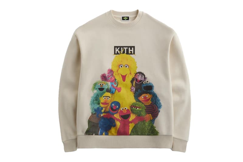 Kith x «Улица Сезам» первая совместная работа Информация о релизе дебютный коллаб Элмо Big Bird Cookie Monster Эрни Оскар ворчун Берт Кермит лягушка Розита Гровер Эбби Кадабби граф фон граф Гровер