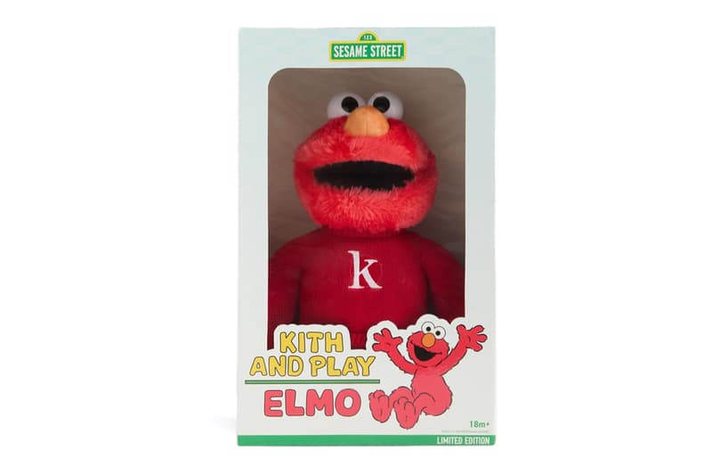 Kith x 'Sesame Street' first-ever Collaboration Release Info debut collab elmo big bird cookie monster ernie oscar the grouch bert kermit the frog rosita grover abby cadabby count von count grover