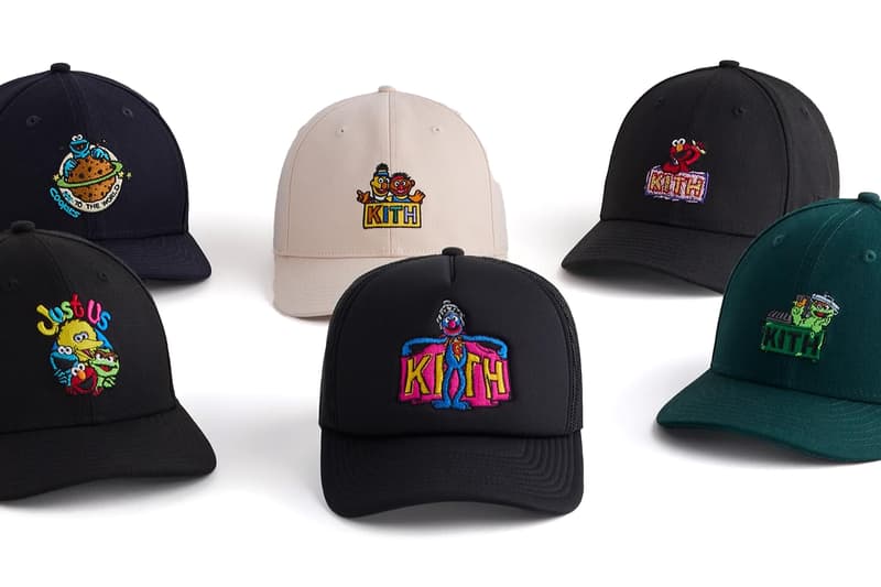 Kith x 'Sesame Street' first-ever Collaboration Release Info debut collab elmo big bird cookie monster ernie oscar the grouch bert kermit the frog rosita grover abby cadabby count von count grover