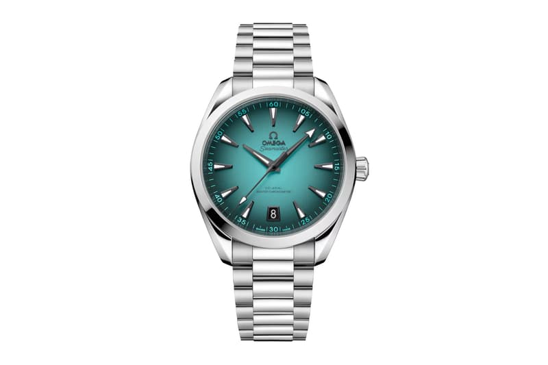 OMEGA Seamaster Aqua Terra 150m Gradient Turquoise Fumé gradient dial release info