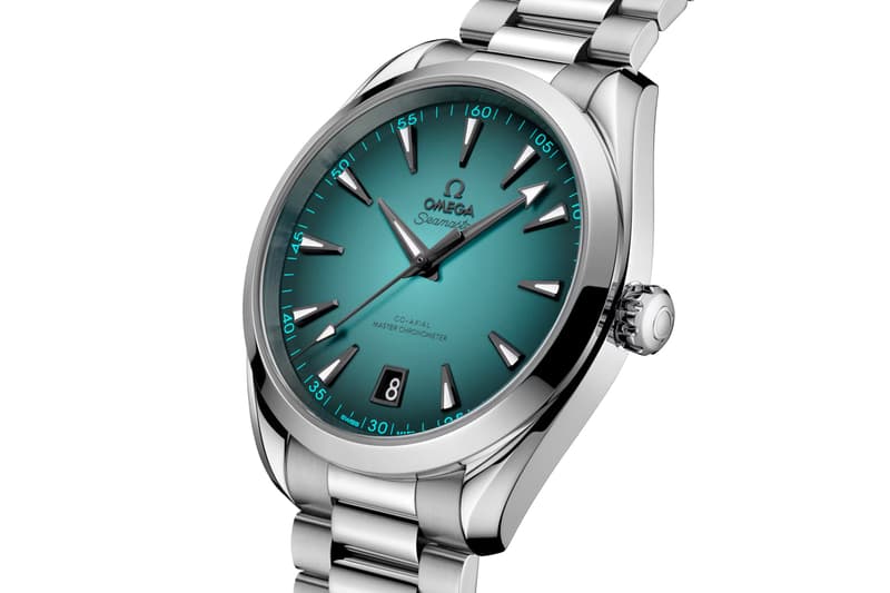 OMEGA Seamaster Aqua Terra 150m Gradient Turquoise Fumé gradient dial release info