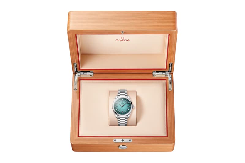 OMEGA Seamaster Aqua Terra 150m Gradient Turquoise Fumé gradient dial release info