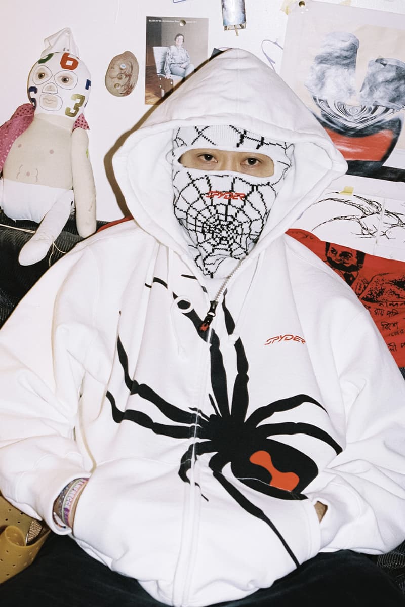 Supreme x Spyder Fall 2024 Collaboration release info Technical Jacket, Sweater, Hooded Sweatshirt, Sweatpant, New Era®, Beanie, Balaclava, Gloves, Socks and Zippo winter essentials cozy lookbooks ski wear winter sports snowboarding mountain sports gore-tex windstopper