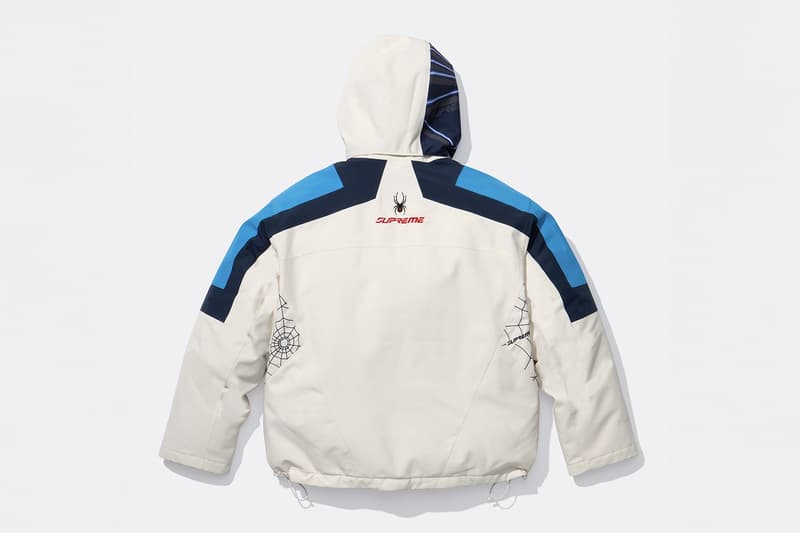 Supreme x Spyder Fall 2024 Collaboration release info Technical Jacket, Sweater, Hooded Sweatshirt, Sweatpant, New Era®, Beanie, Balaclava, Gloves, Socks and Zippo winter essentials cozy lookbooks ski wear winter sports snowboarding mountain sports gore-tex windstopper