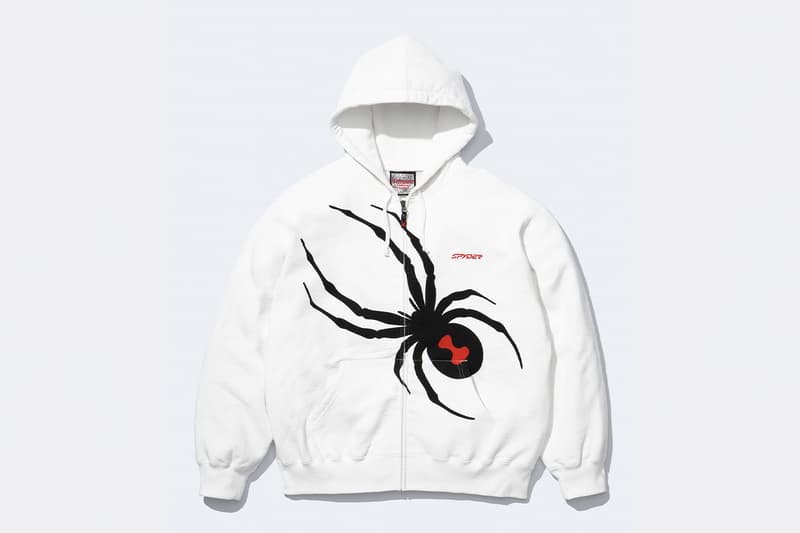 Supreme x Spyder Fall 2024 Collaboration release info Technical Jacket, Sweater, Hooded Sweatshirt, Sweatpant, New Era®, Beanie, Balaclava, Gloves, Socks and Zippo winter essentials cozy lookbooks ski wear winter sports snowboarding mountain sports gore-tex windstopper