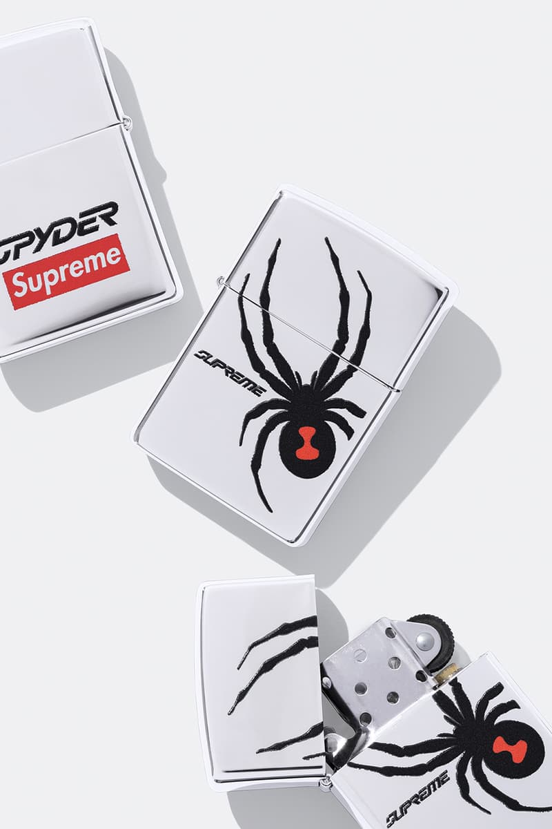 Supreme x Spyder Fall 2024 Collaboration release info Technical Jacket, Sweater, Hooded Sweatshirt, Sweatpant, New Era®, Beanie, Balaclava, Gloves, Socks and Zippo winter essentials cozy lookbooks ski wear winter sports snowboarding mountain sports gore-tex windstopper