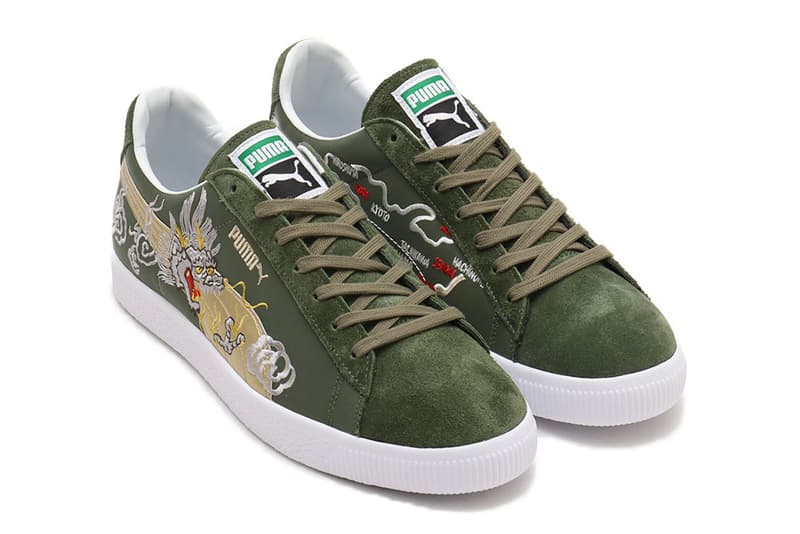 atmos x PUMA Unveil a New "Sukajan 2.0" release info footwear sneaker dragon jacket price drop yen 