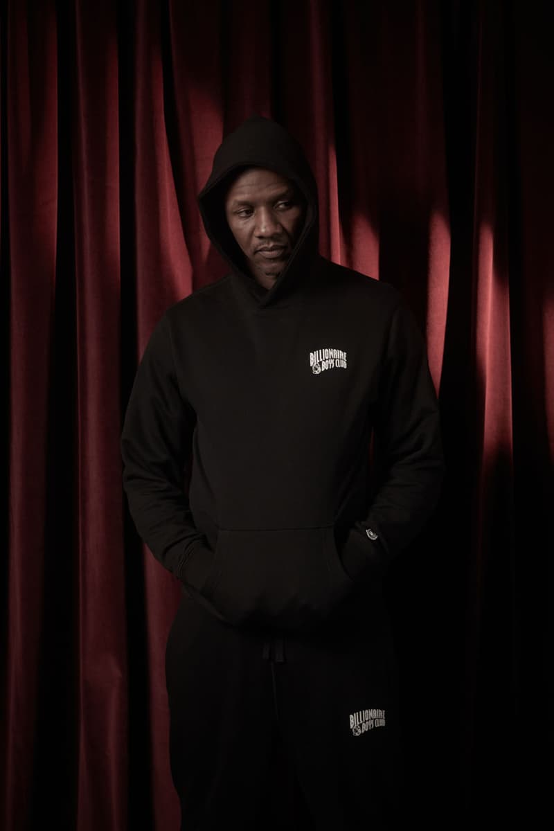 Giggs Keeps It Classic for Billionaire Boys Club collab lookbook collection bbc eu release info hoodie