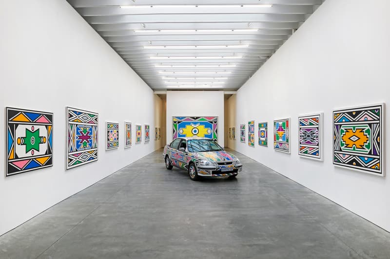 esther mahlangu time in color ross kramer gallery new york city exhibition artwork art painting