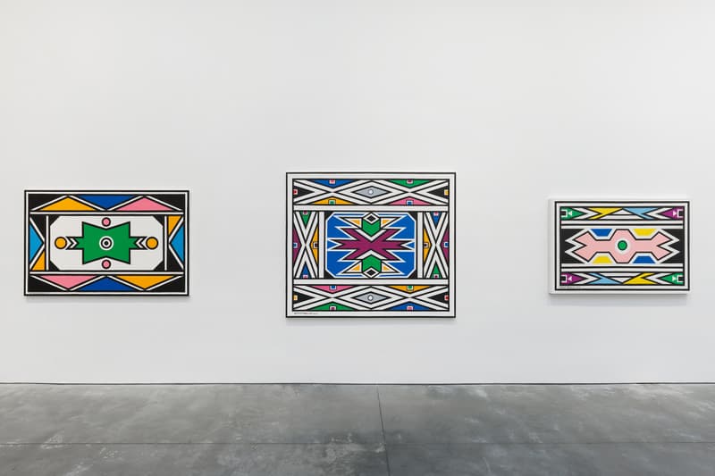 esther mahlangu time in color ross kramer gallery new york city exhibition artwork art painting