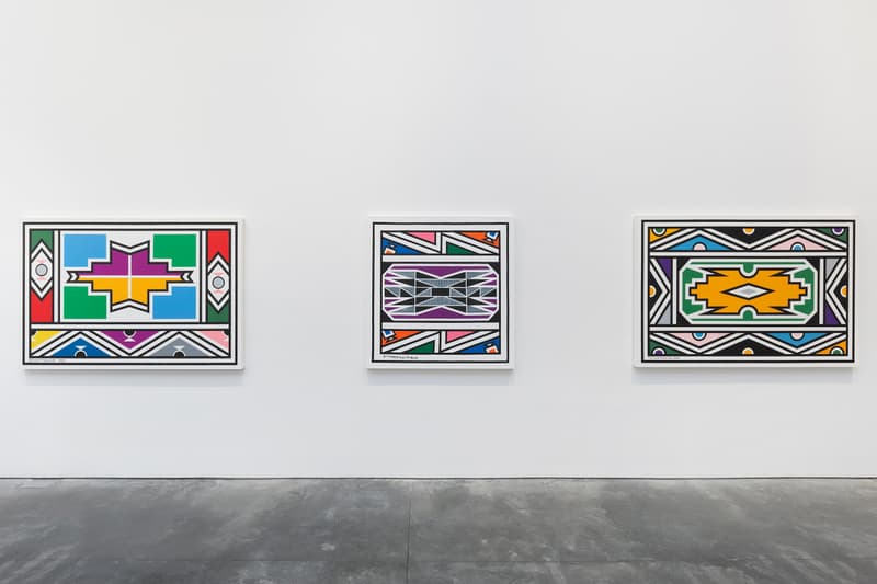 esther mahlangu time in color ross kramer gallery new york city exhibition artwork art painting