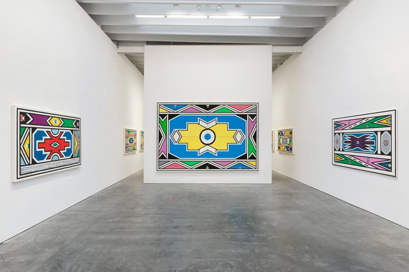 esther mahlangu time in color ross kramer gallery new york city exhibition artwork art painting