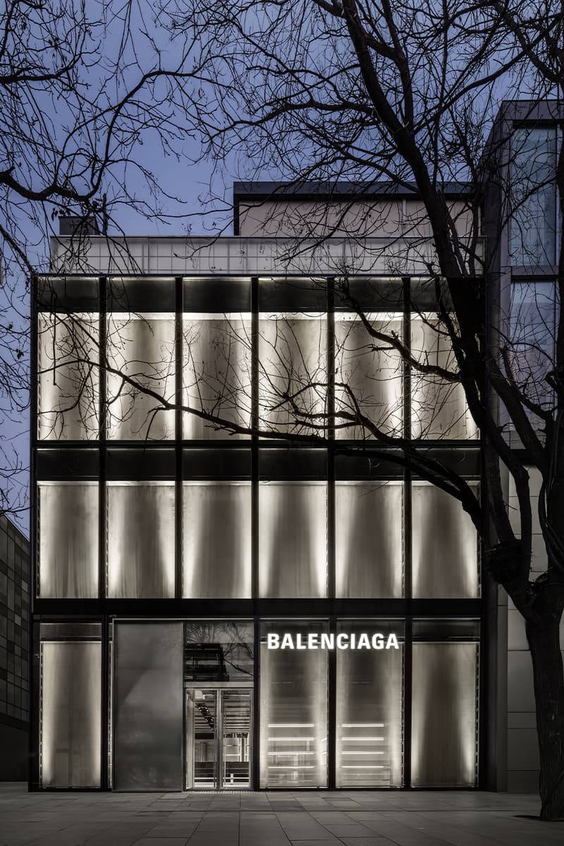 Balenciaga Opens Largest Store Yet beijing sanlitun taikoo li four story china archival exhibit four-story kim kardashian kanye west 