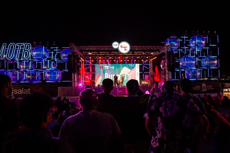 market outside the box etisalat motb shopping fair dubai design district vintage retro thrifting nissan shisedo food vendor talabat dance music entertainment 