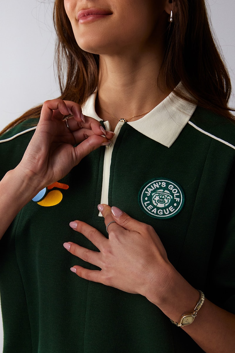 jain club part 2 golf collection all ages kids mens womens polo t shirt hat long sleeve waffle base layer knit sweater vest grips logo