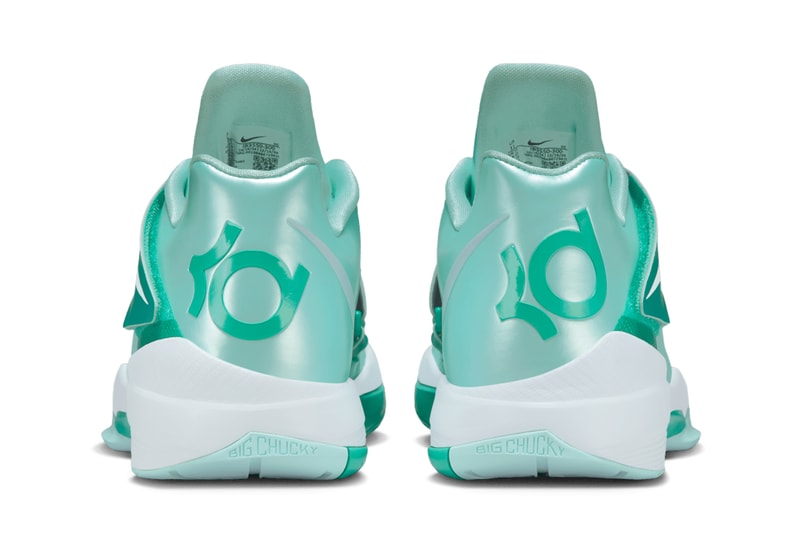 Nike KD 4 "Easter" Slated To Return Next Spring Mint Candy/White-New Green IB3550-300 spring 2025 kevin durant phoenix suns nba basketball player money sniper