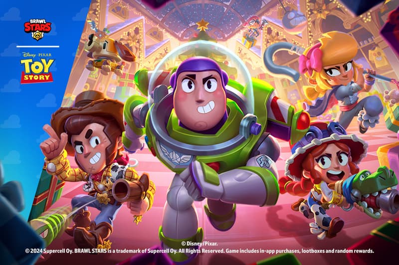 brawl stars supercell toy story disney pixar buzz lightyear battle pizza coins skins woody bo peep jessie Planet Arcade theme park gaming 