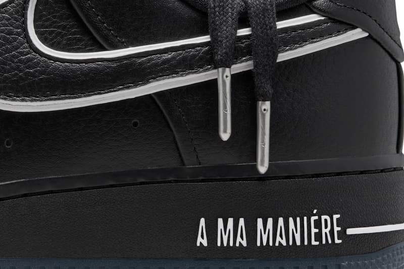 A Ma Maniére Nike Air Force 1 Low Black HF4084-001 Info release date store list buying guide photos price