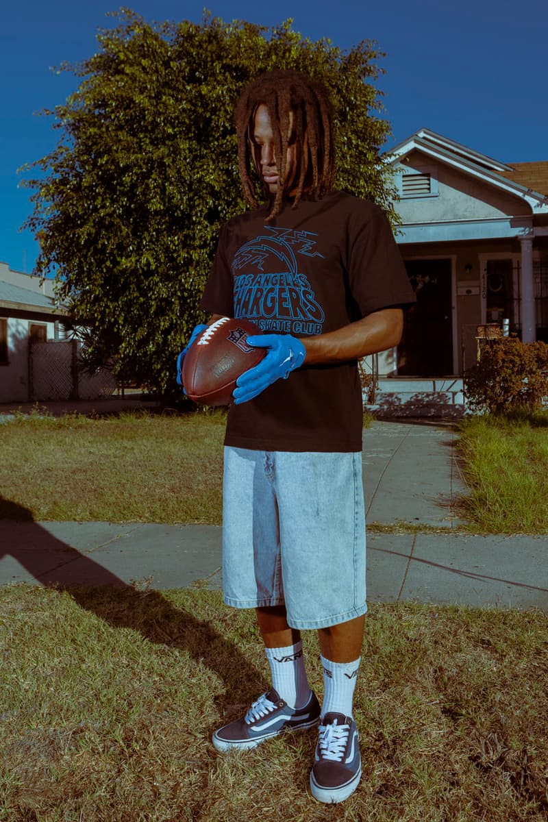 Crenshaw Skate Club x Los Angeles Chargers Run It Back collaboration collab