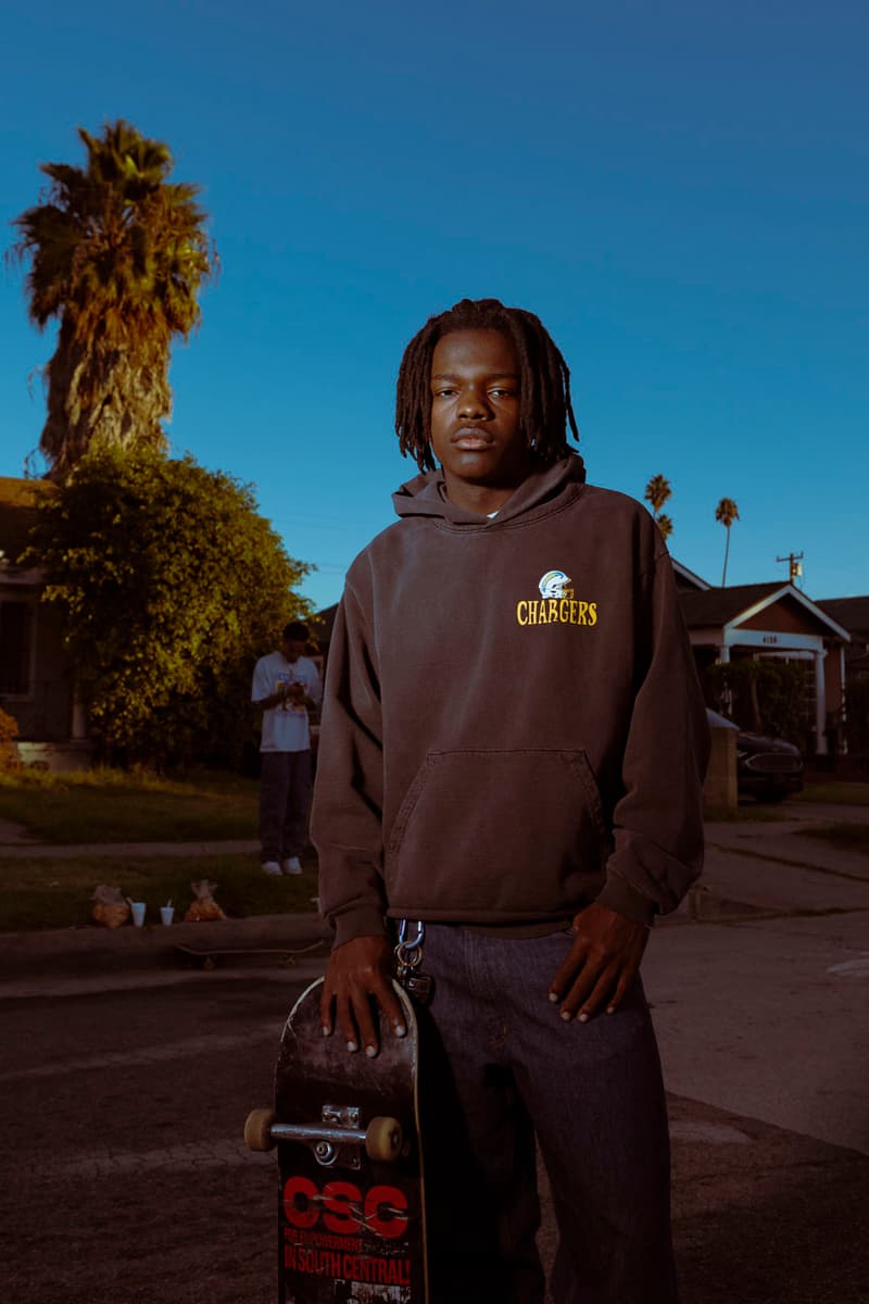 Crenshaw Skate Club x Los Angeles Chargers Run It Back collaboration collab