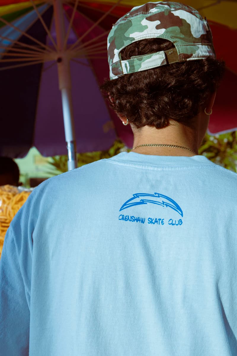 Crenshaw Skate Club x Los Angeles Chargers Run It Back collaboration collab