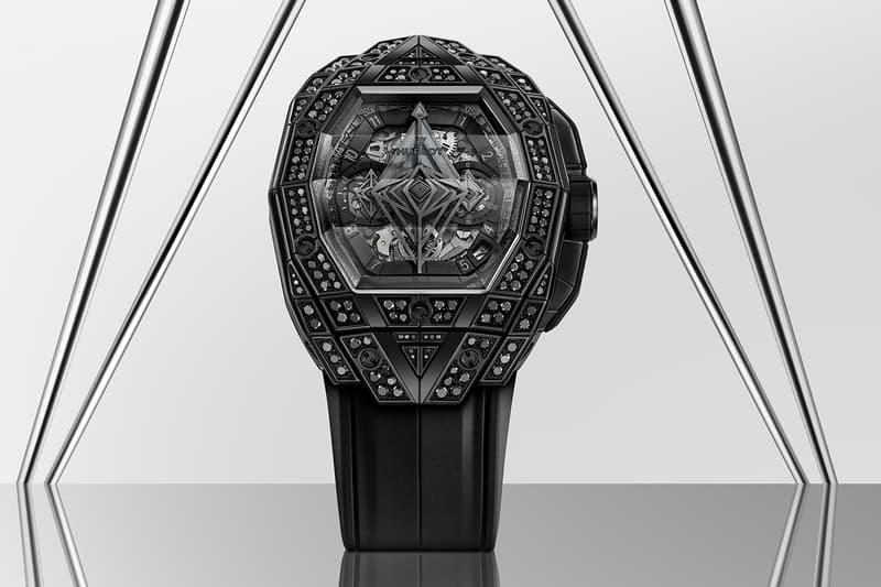 Hublot Spirit of Big Bang Sang Bleu All Black Pavé Maxime Plescia-Buchi Collaboration Julien Tornare Info