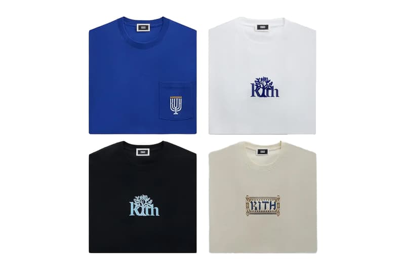 Kith Unwraps Its Annual Hanukkah Capsule release info christmas holiday winter 2024 hoodie crewneck price eight nights kithmas 