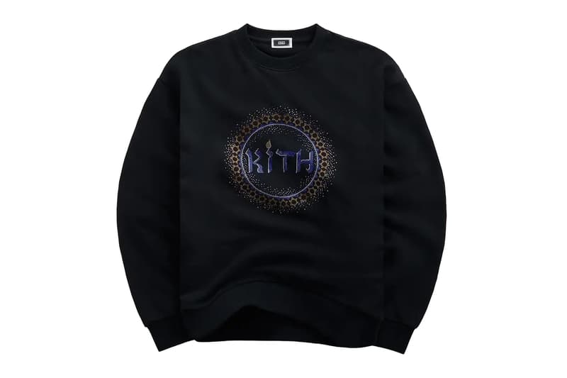 Kith Unwraps Its Annual Hanukkah Capsule release info christmas holiday winter 2024 hoodie crewneck price eight nights kithmas 