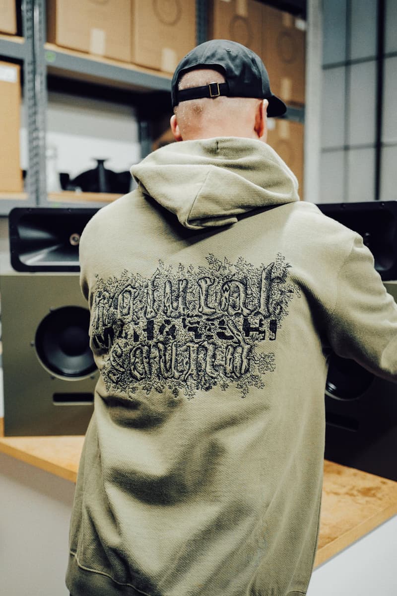 Maharishi x OJAS Unveil Olive-Hued Capsule devon turnbull store london new york city sound audio release info hoodie snopant 