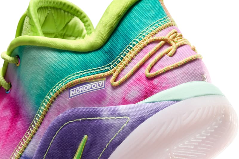 First Look at the Monopoly x Nike LeBron 22 "What The" Release Info HV8080-300 Mint Foam/Light Lemon Twist-Aquarius Blue swoosh jesuscare first look surfaces lebron james bronny king james nba basketball los angeles lakers goat