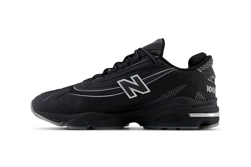 New Balance 1000 "Lunar New Year" M1000LNY Black/Metallic Silver nb year of the snake all black shoe