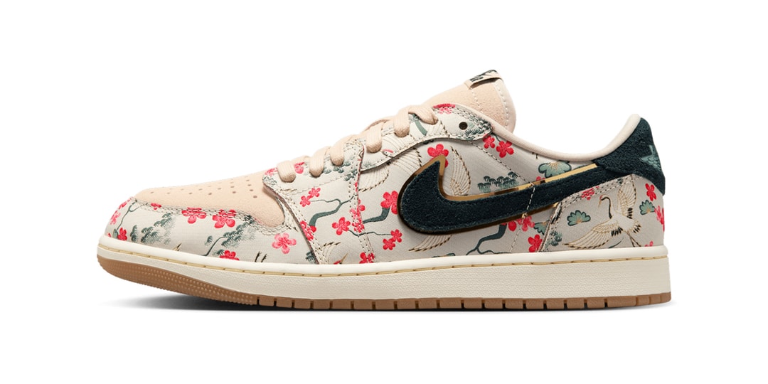 Новые кроссовки Rui Hachimura x Air Jordan 1 Low OG «Cranes» уже в продаже