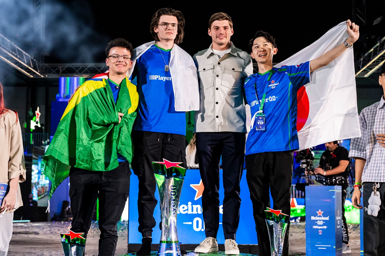 Max Verstappen Heineken Player 0.0 global gaming competition madrid final gamergy sim racing winner Jernej Dovžan 