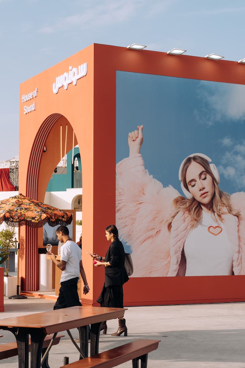 sonos house of sound sole dxb event pop-up ace roam tech products urban next dubai design district streetwear Lana Albeik and Basil Alhadi hub music dj