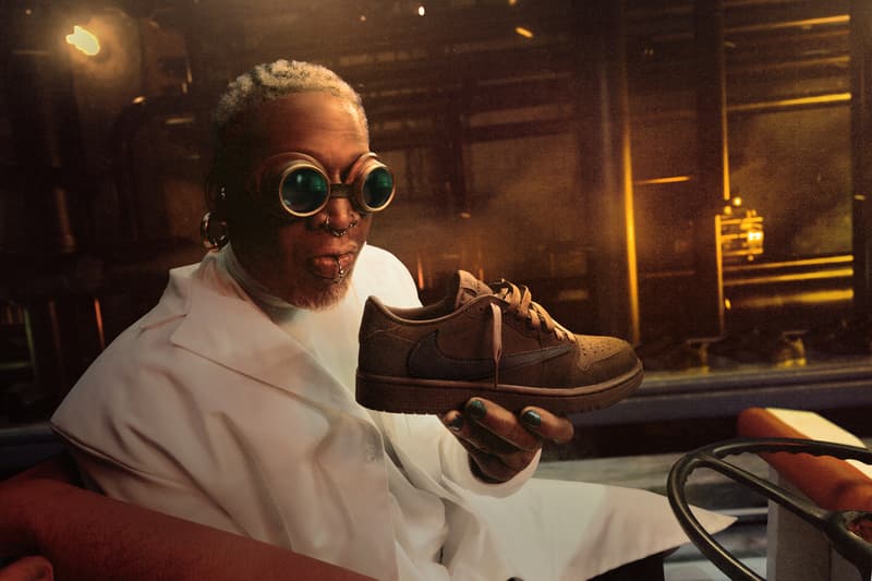 Travis Scott Announces AJ1 Low OG x Travis Scott "Velvet Brown" dennis rodman commercial colorway dark mocha release info cactus jack drop snkrs nike price